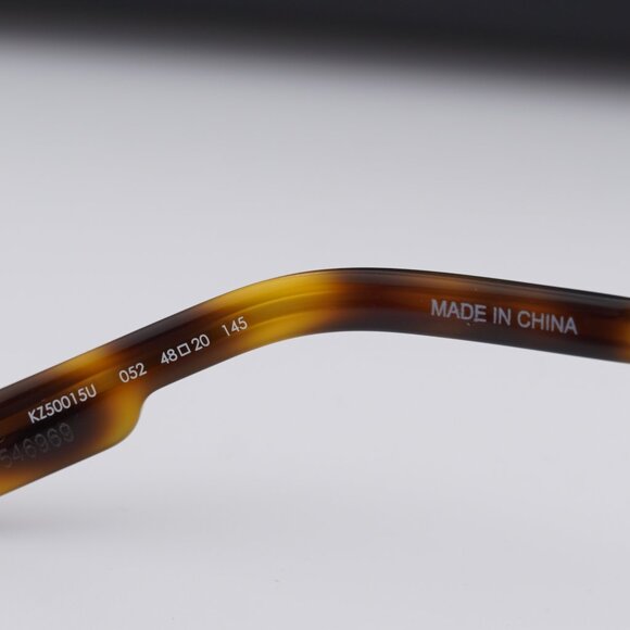 Kenzo KZ50015U 052 Round Eyeglasses 48mm - Havana/Gold - Picture 8 of 9